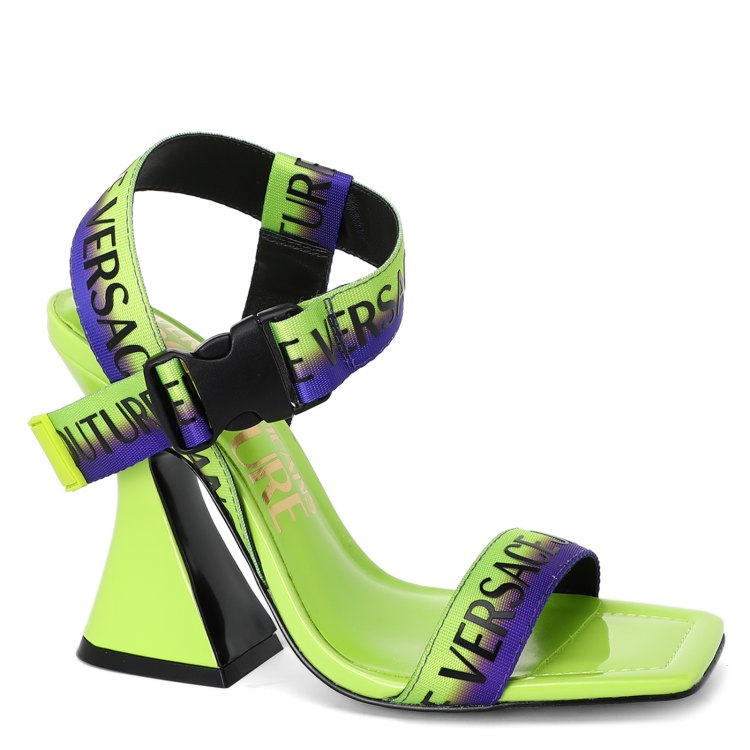 

Босоножки женские Versace Jeans Couture 74VA3S38 зеленые 40 EU, 74VA3S38