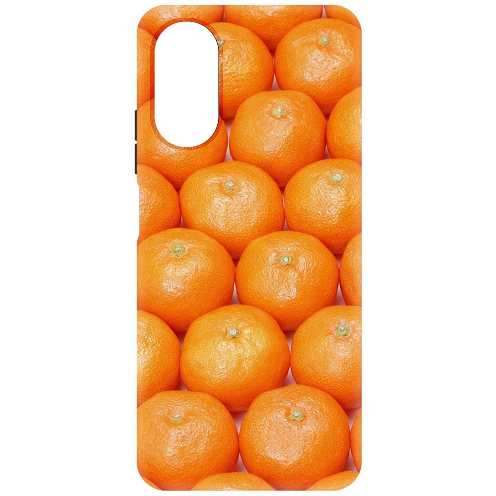 

Чехол-накладка Софт Мандаринки для Oppo A17, Черный