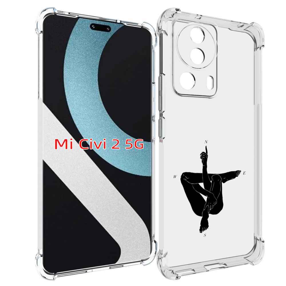 

Чехол MyPads живой компас для Xiaomi Civi 2, Прозрачный, Tocco