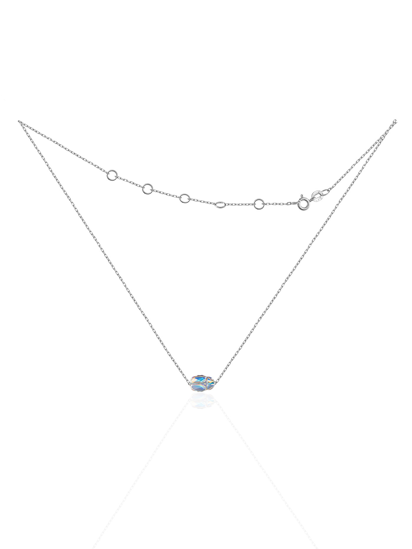 

Чокер из серебра 33 см L'attrice 55666095, Swarovski, 55666095