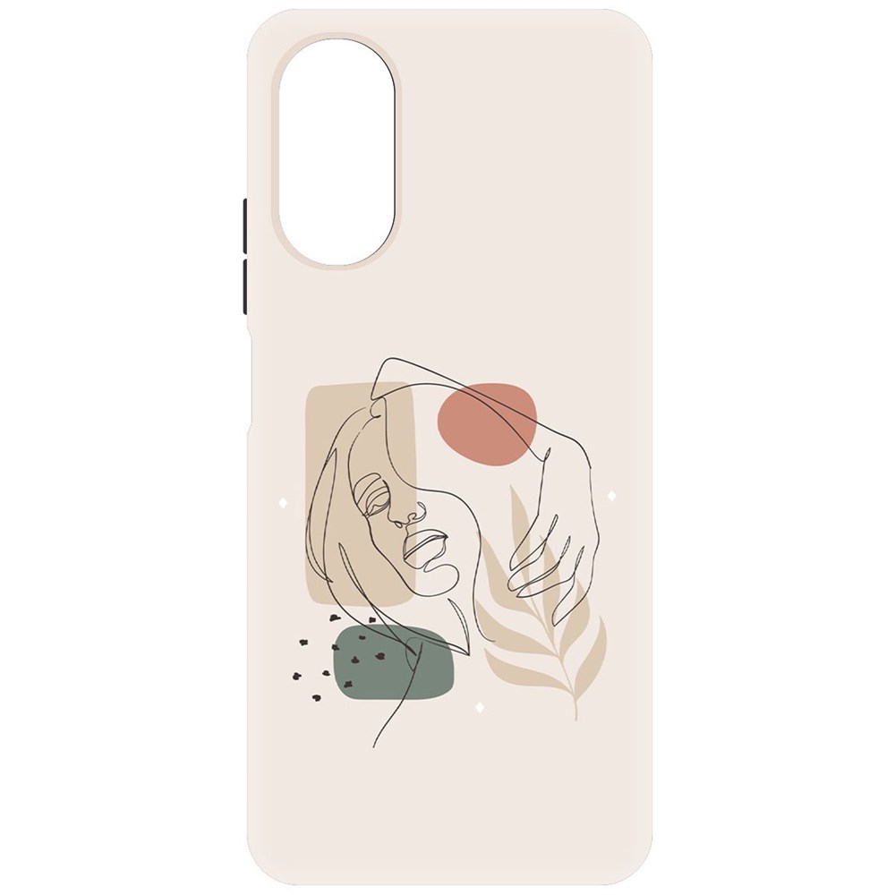 

Чехол-накладка Софт Грациозность для Oppo A17, Черный
