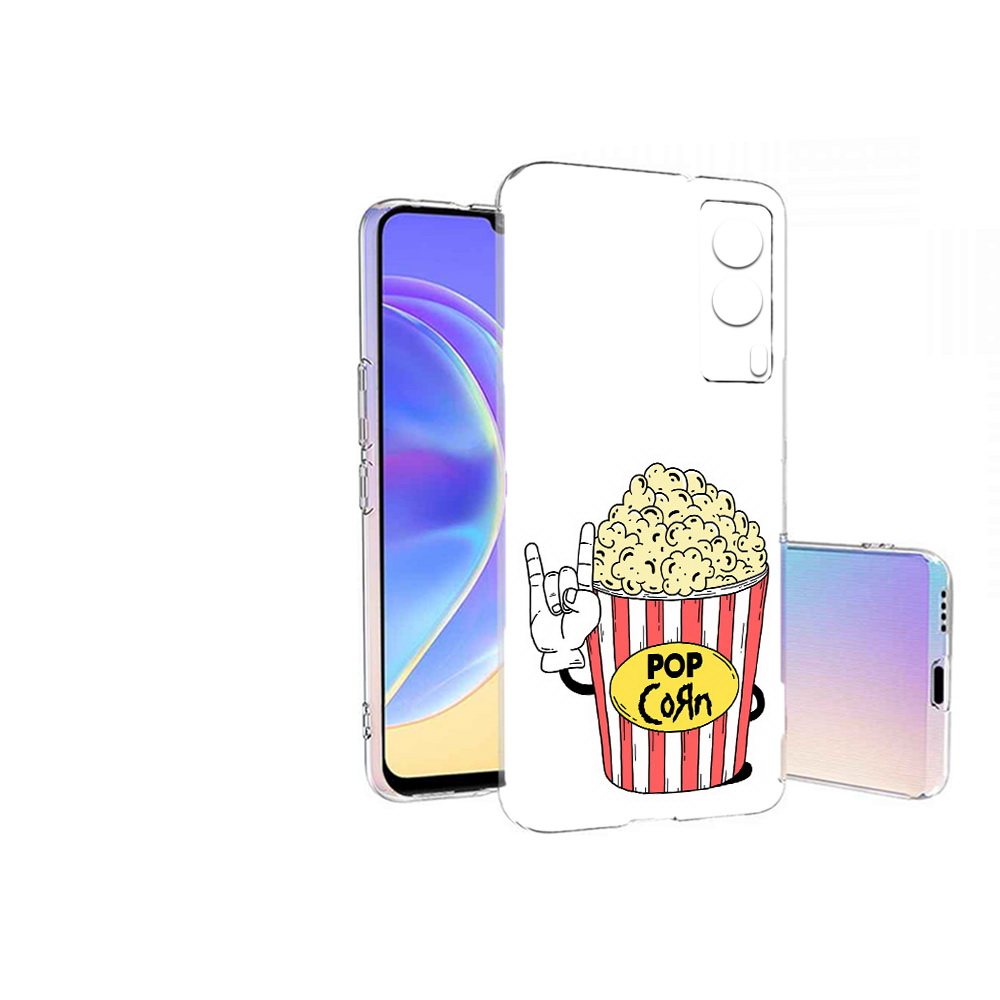 

Чехол MyPads Tocco для Vivo V21E крутой попкорн (PT161736.380.427), Прозрачный, Tocco