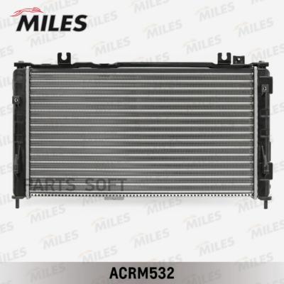 фото Miles acrm532 радиатор (механическая сборка) lada 2190 granta / datsun on-do +a/c acrm532