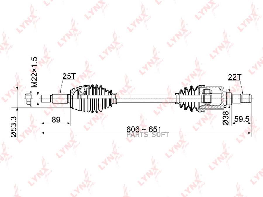 

Привод В Сборе Лев.Ford Fiesta V 1.6 At 01-08 / Fusion 1.6 At 02-08 LYNXauto арт. CD-1047