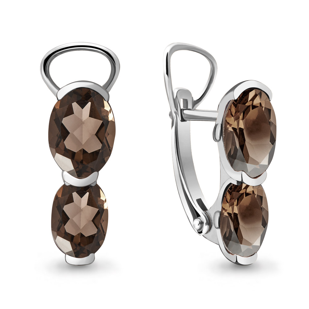 

Серьги из серебра с кварцем Aquamarine 4414201_925_р, 4414201_925_р