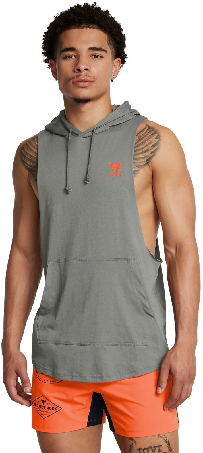 Майка мужская Under Armour UA PJT RCK SL HD PAYOFF серая 2XL