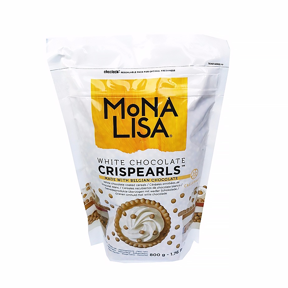 Жемчуг из белого шоколада MoNa Lisa Crispearls White 08 кг 3374₽