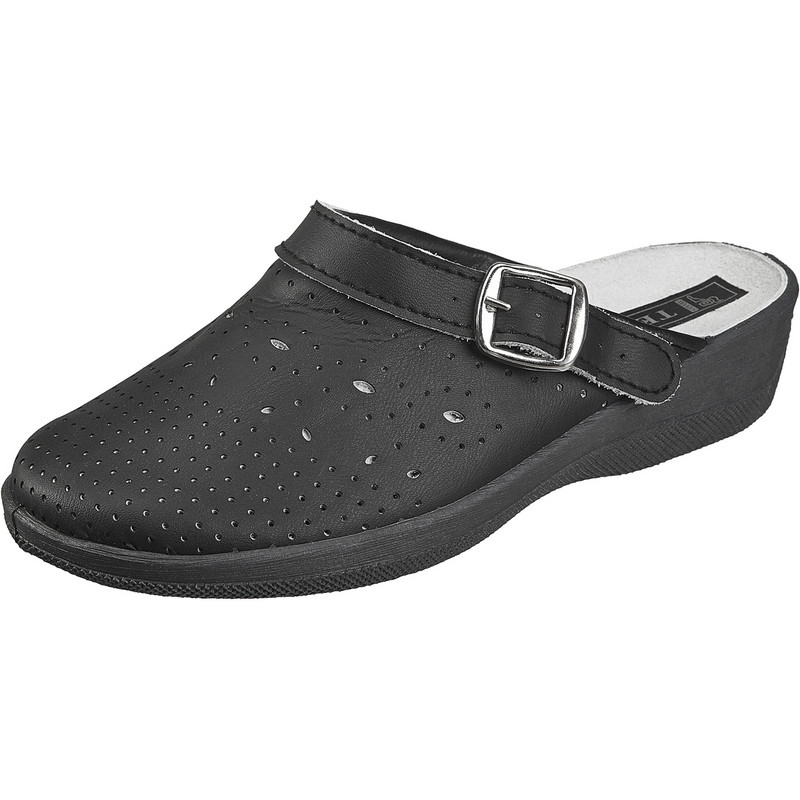 

Сабо женские NoBrand 496997-K черные 38 RU, Черный, Яна