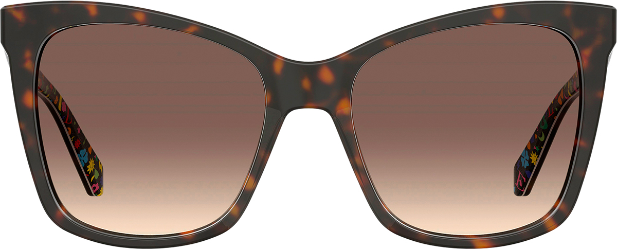 фото Солнцезащитные очки женские moschino love mol034/s коричневые