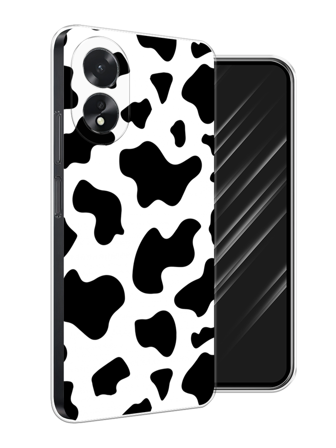 

Чехол Awog на Oppo A18 "Пятна коровы", Белый;черный, 2515450-1