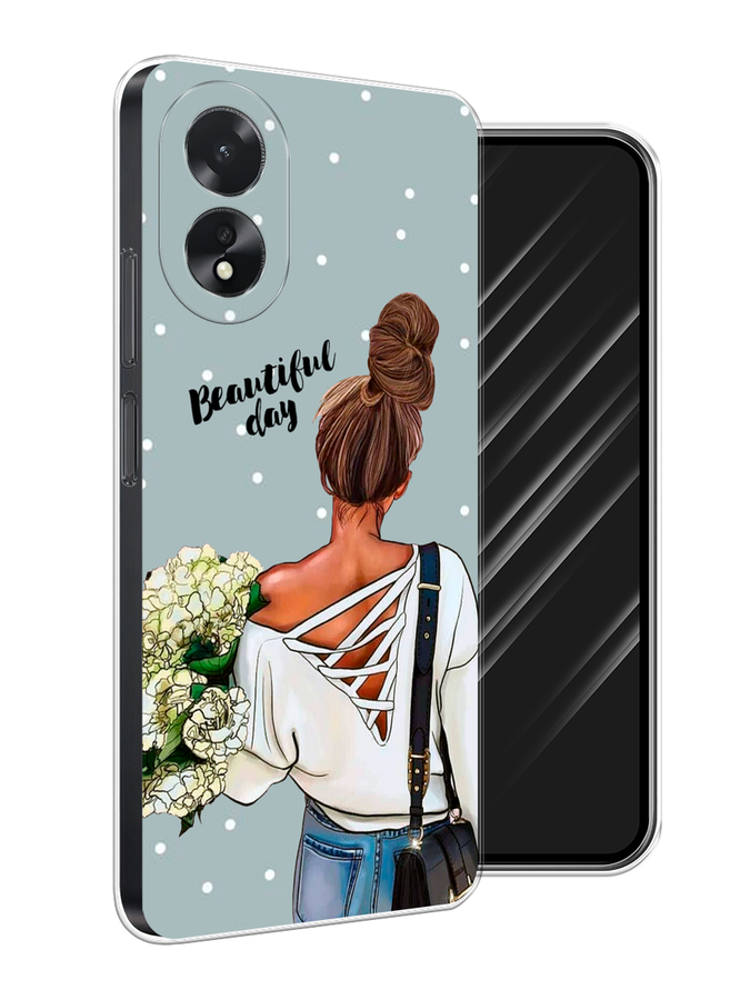 

Чехол Awog на Oppo A18 "Beautiful day", Голубой;коричневый;бежевый, 2515450-1