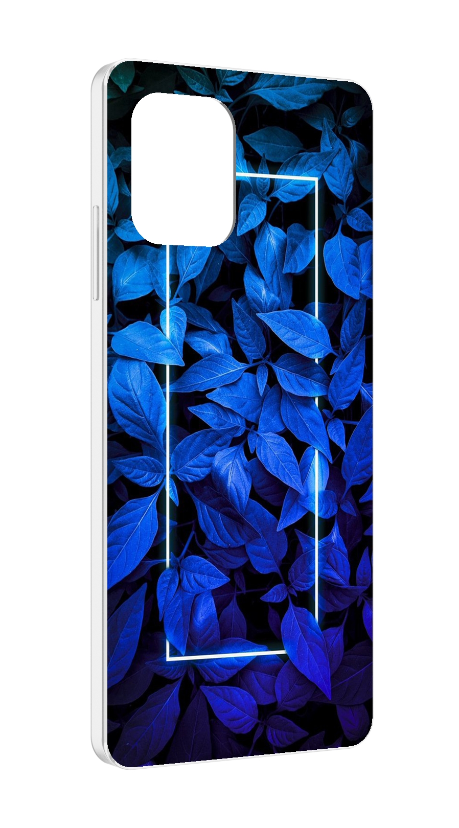 

Чехол MyPads голубые цветочки неон для UMIDIGI Power 7 Max / Power 7S, Прозрачный, Tocco