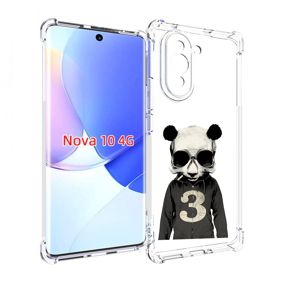

Чехол MyPads Панда-в-костюме для Huawei Nova 10, Прозрачный, Tocco