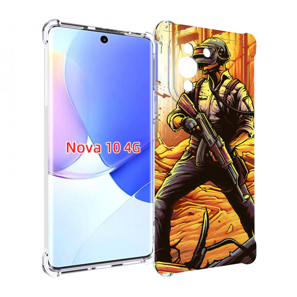 

Чехол MyPads Пабг для Huawei Nova 10, Прозрачный, Tocco