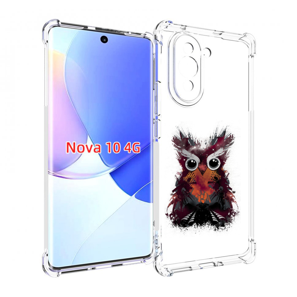 

Чехол MyPads Необычная сова для Huawei Nova 10, Прозрачный, Tocco