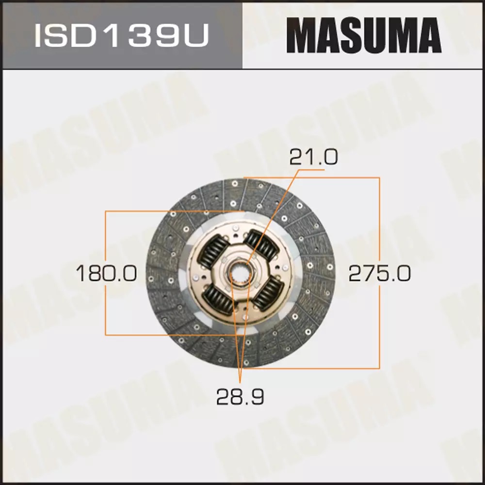 

Диск сцепления ISUZU Masuma ISD139U