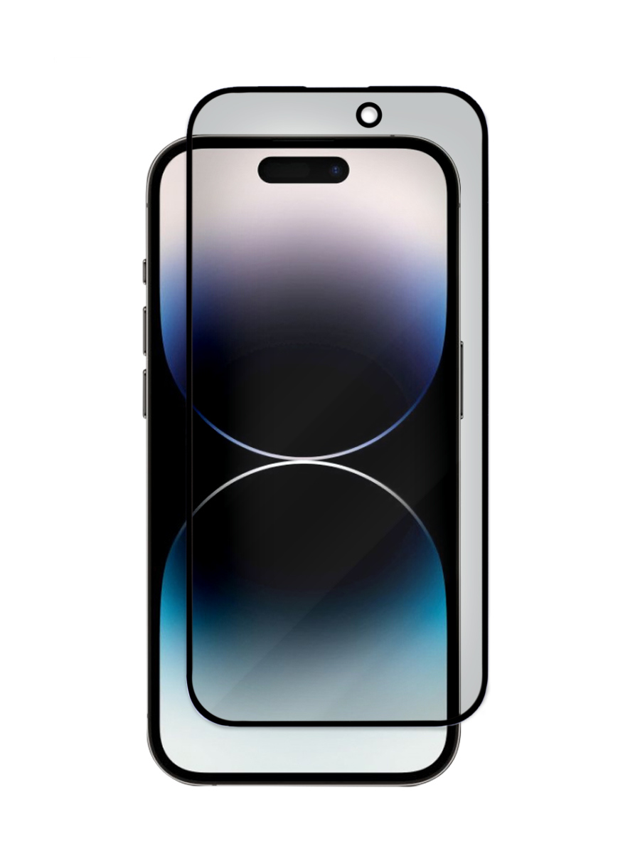

Защитное стекло антишпион для iPhone 14 Pro полноэкранное, с рамкой, ZTG-3D-PR-APL-14-PRO