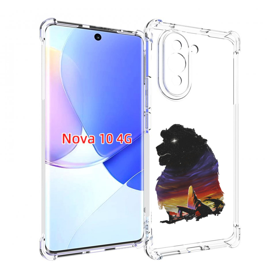 

Чехол MyPads Муфаса для Huawei Nova 10, Прозрачный, Tocco