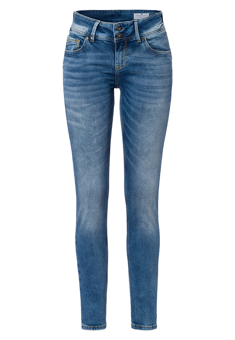Джинсы женские Cross Jeans P 415-018 голубые 25/30