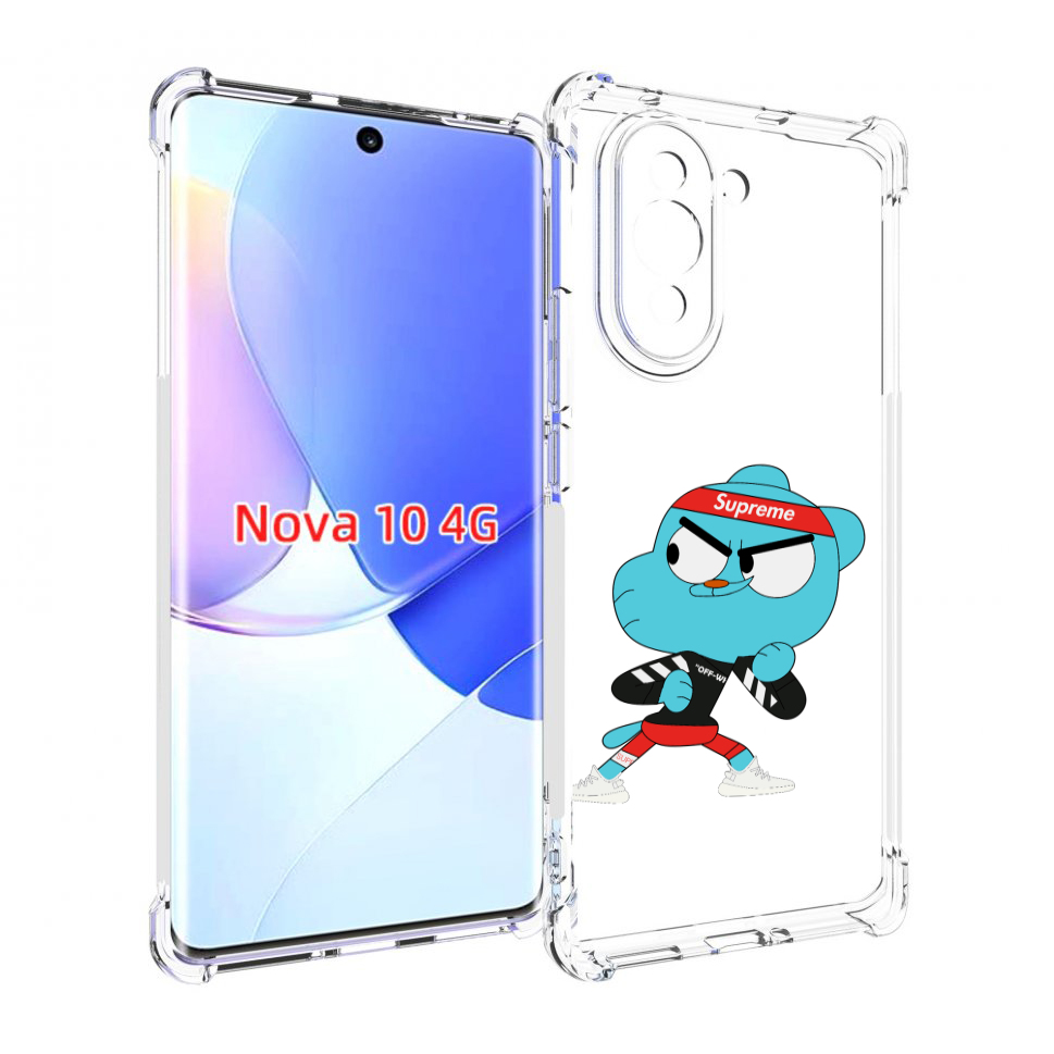 

Чехол MyPads Модный-Гамбол для Huawei Nova 10, Прозрачный, Tocco