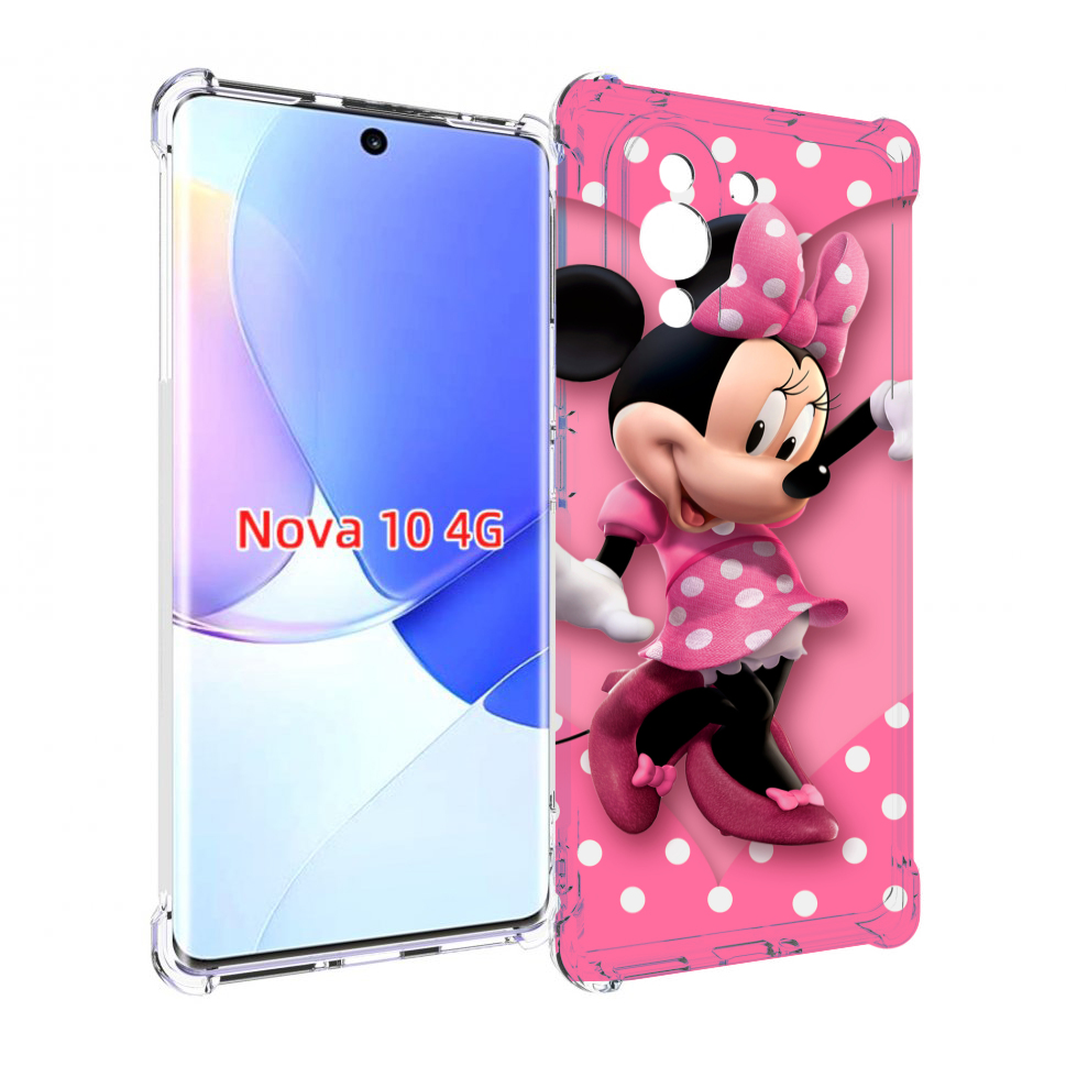 

Чехол MyPads Минни-Маус-в-сердце женский для Huawei Nova 10, Прозрачный, Tocco