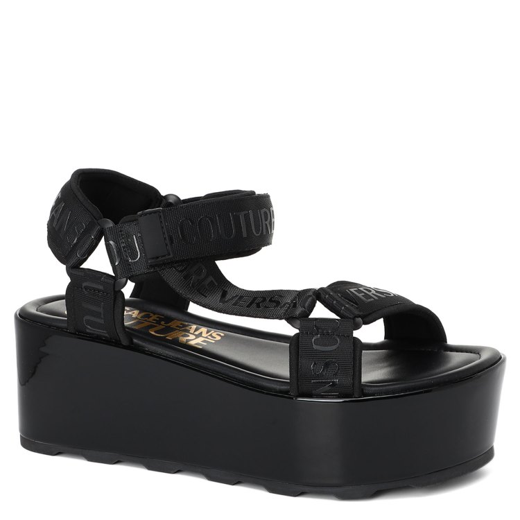 

Босоножки женские Versace Jeans Couture 74VA3S05 черные 35 EU, 74VA3S05