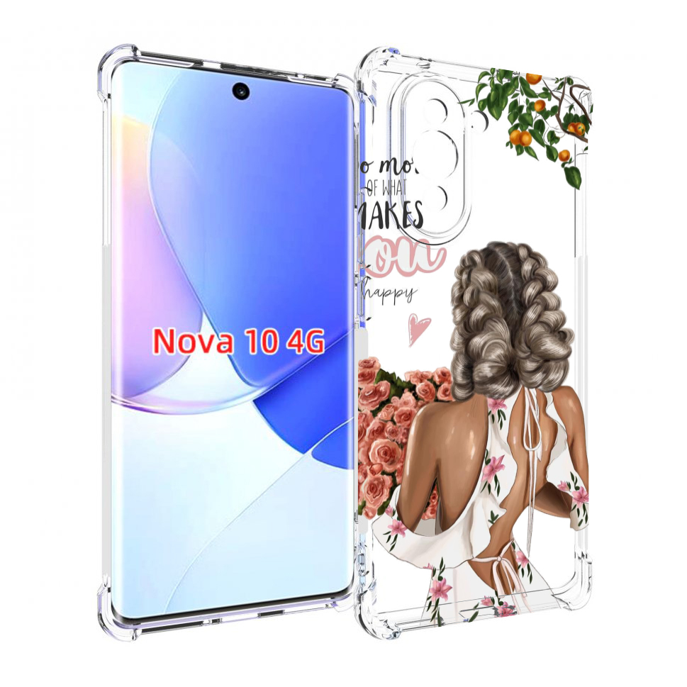 Чехол MyPads Мелочи-делают-тебя-счастливой для Huawei Nova 10