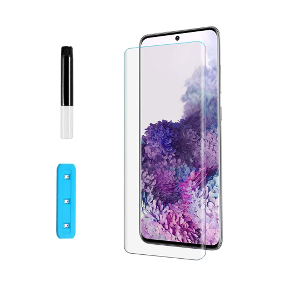 

Защитное стекло Нано UV с уф лампой для Samsung Galaxy S20