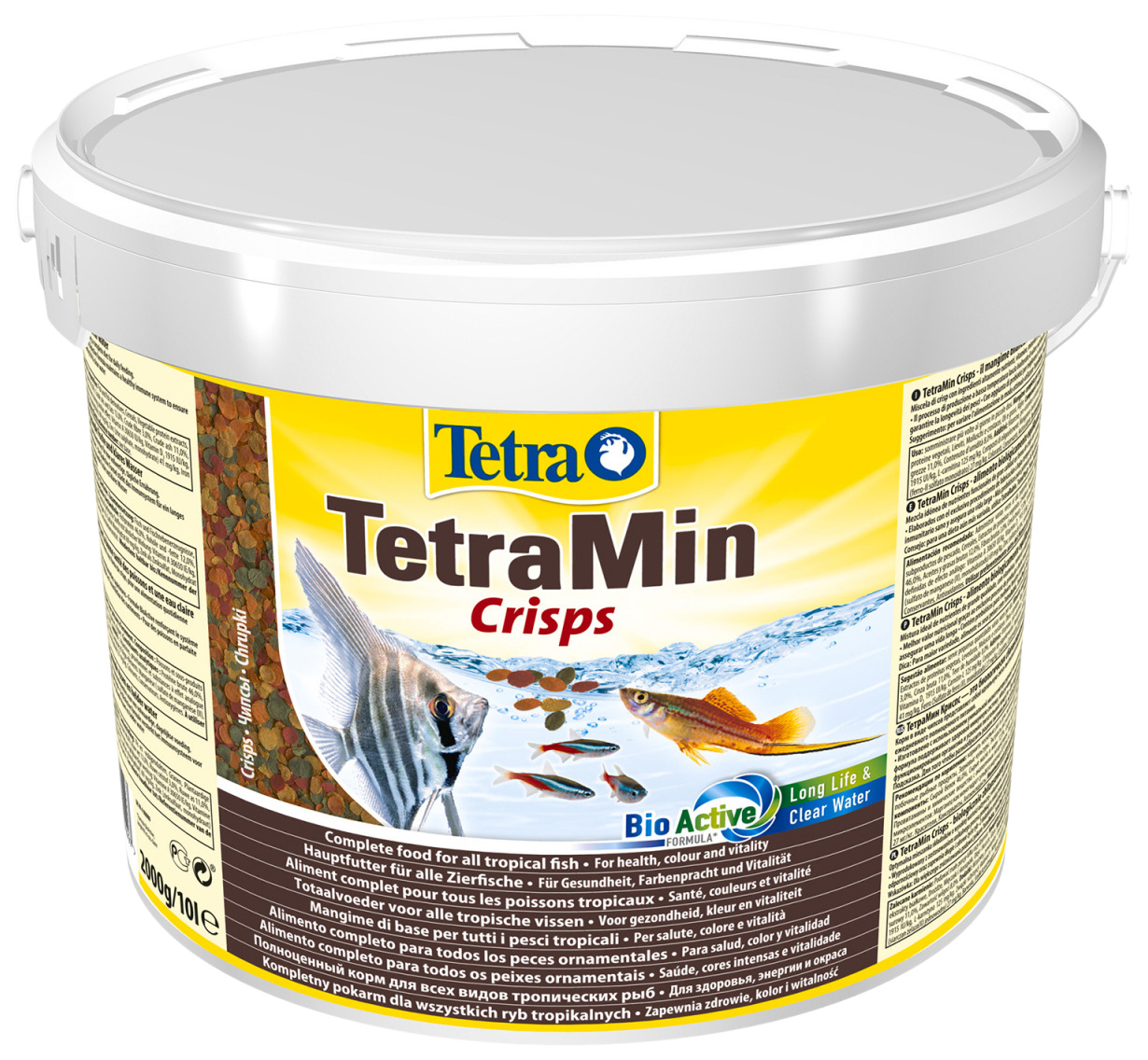 фото Tetra tetramin crisps корм чипсы для всех видов рыб (10 л х 4 шт)