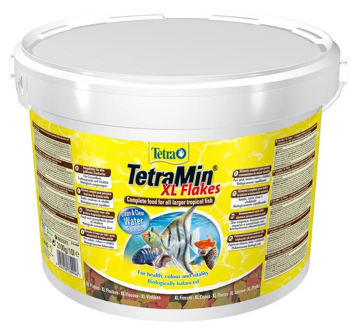 Корм для аквариумных рыбок Tetra Tetramin XL Flakes хлопья, 4 шт по 10 л