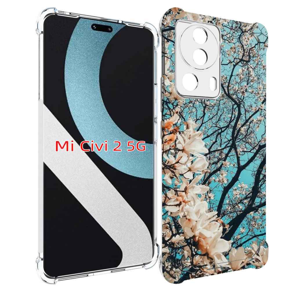 

Чехол MyPads дерево-с-цветочками для Xiaomi Civi 2, Прозрачный, Tocco