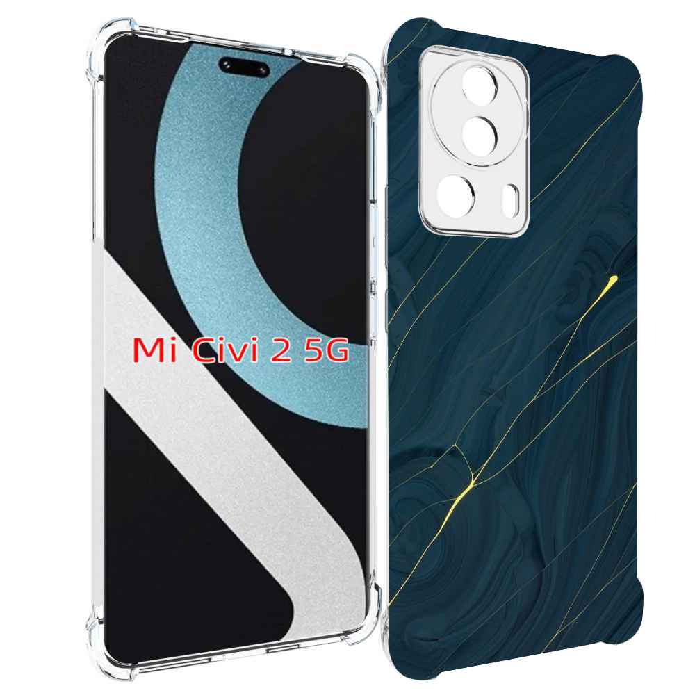 

Чехол MyPads дерево с золотыми трещинами для Xiaomi Civi 2, Прозрачный, Tocco