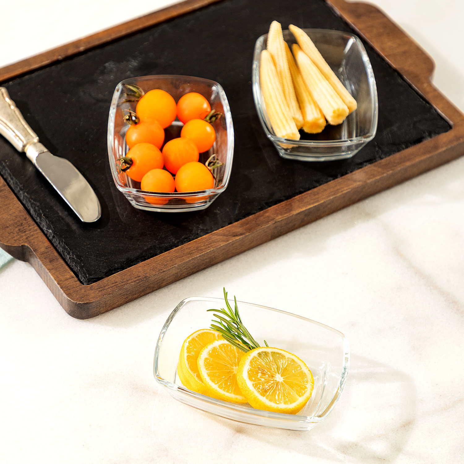 

Набор салатников MADAME COCO 9X12 см, стекло, прозрачный, BELLANITA 3-PIECE SERVICE PLATE SET