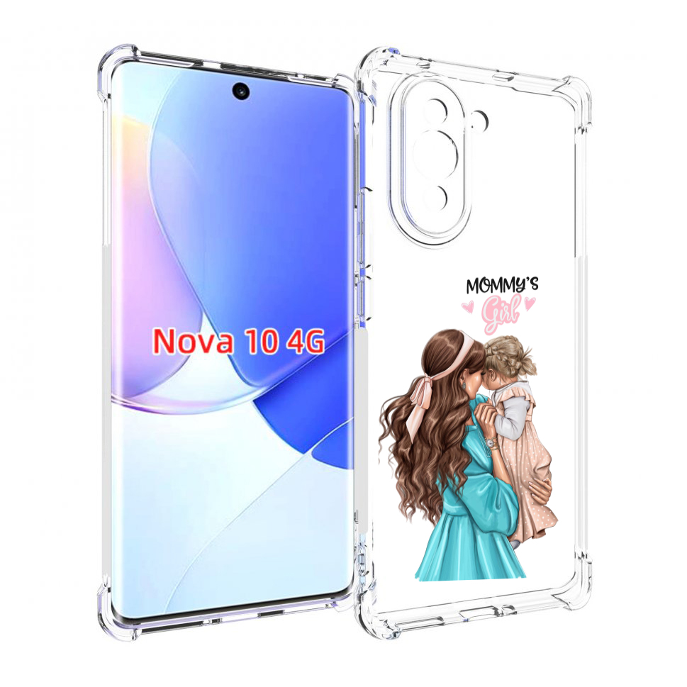 

Чехол MyPads Мама-девочки женский для Huawei Nova 10, Прозрачный, Tocco