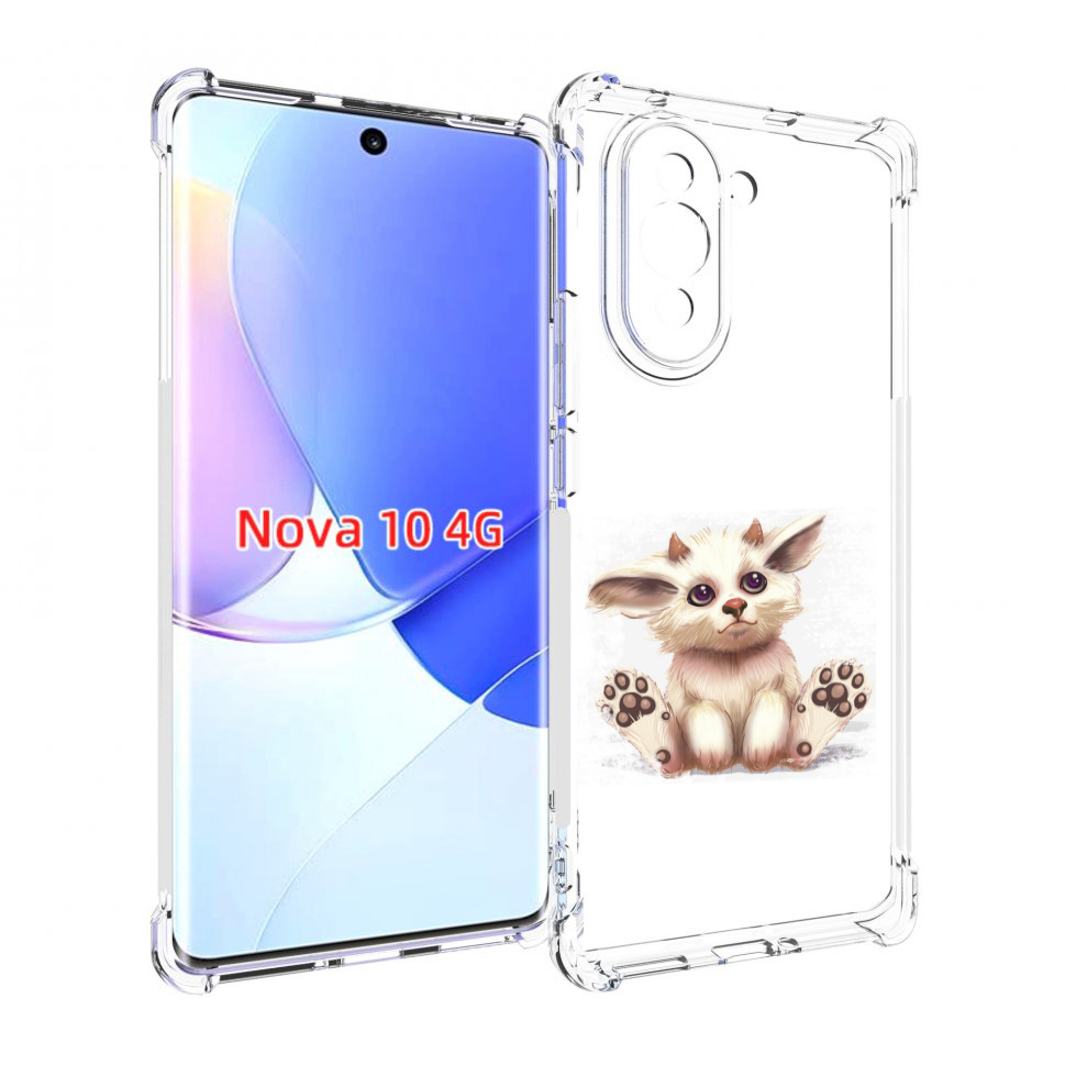 

Чехол MyPads Маленькое чудо детский для Huawei Nova 10, Прозрачный, Tocco