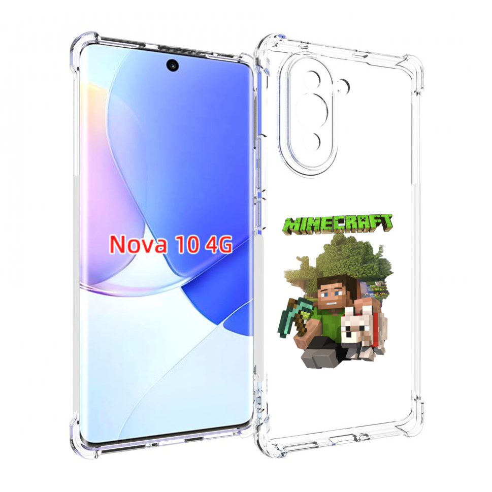 Чехол MyPads Майнкрафт детский для Huawei Nova 10
