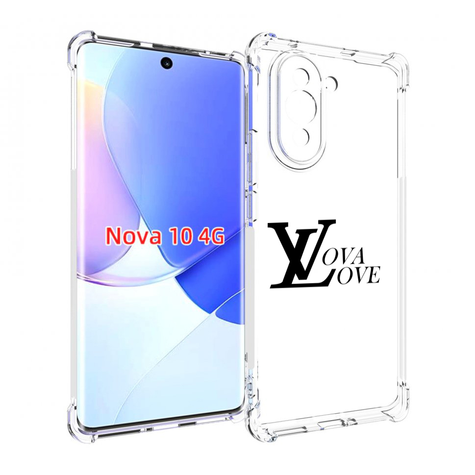 

Чехол MyPads Лова-лове для Huawei Nova 10, Прозрачный, Tocco
