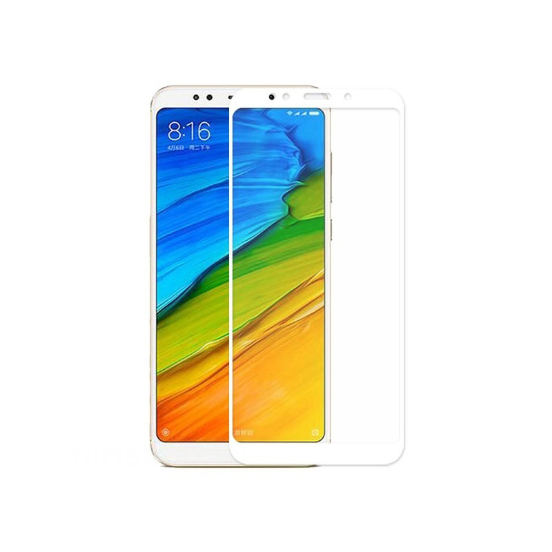

Защитное стекло 5D для Xiaomi Redmi 5 белое