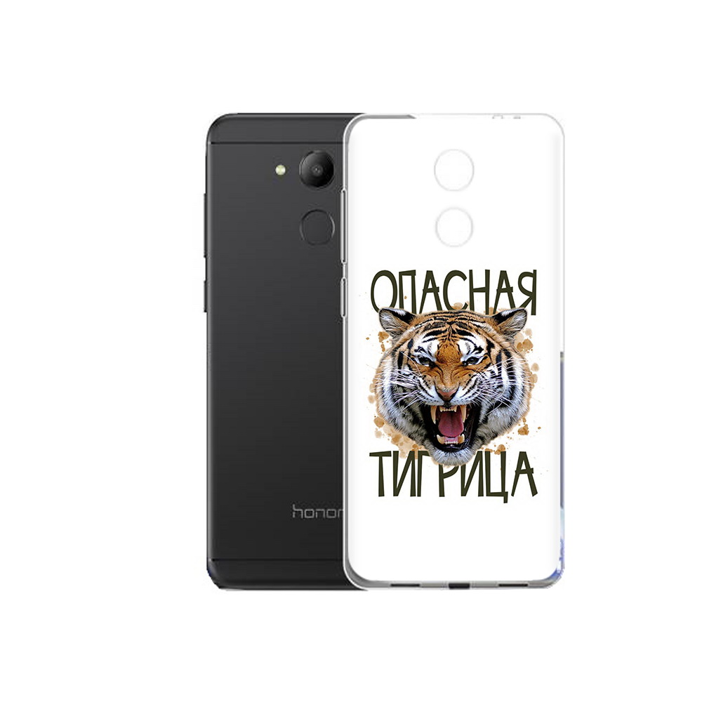 

Чехол MyPads Tocco для Honor 6C опасная тигрица (PT67887.49.527), Прозрачный, Tocco