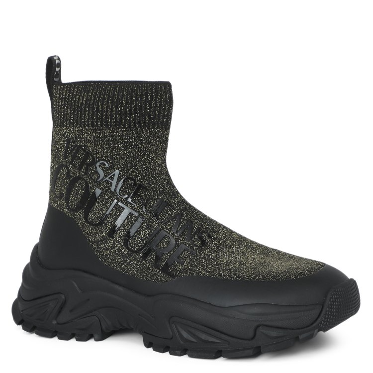 

Кроссовки женские Versace Jeans Couture 73VA3SV5 черные 41 EU, 73VA3SV5