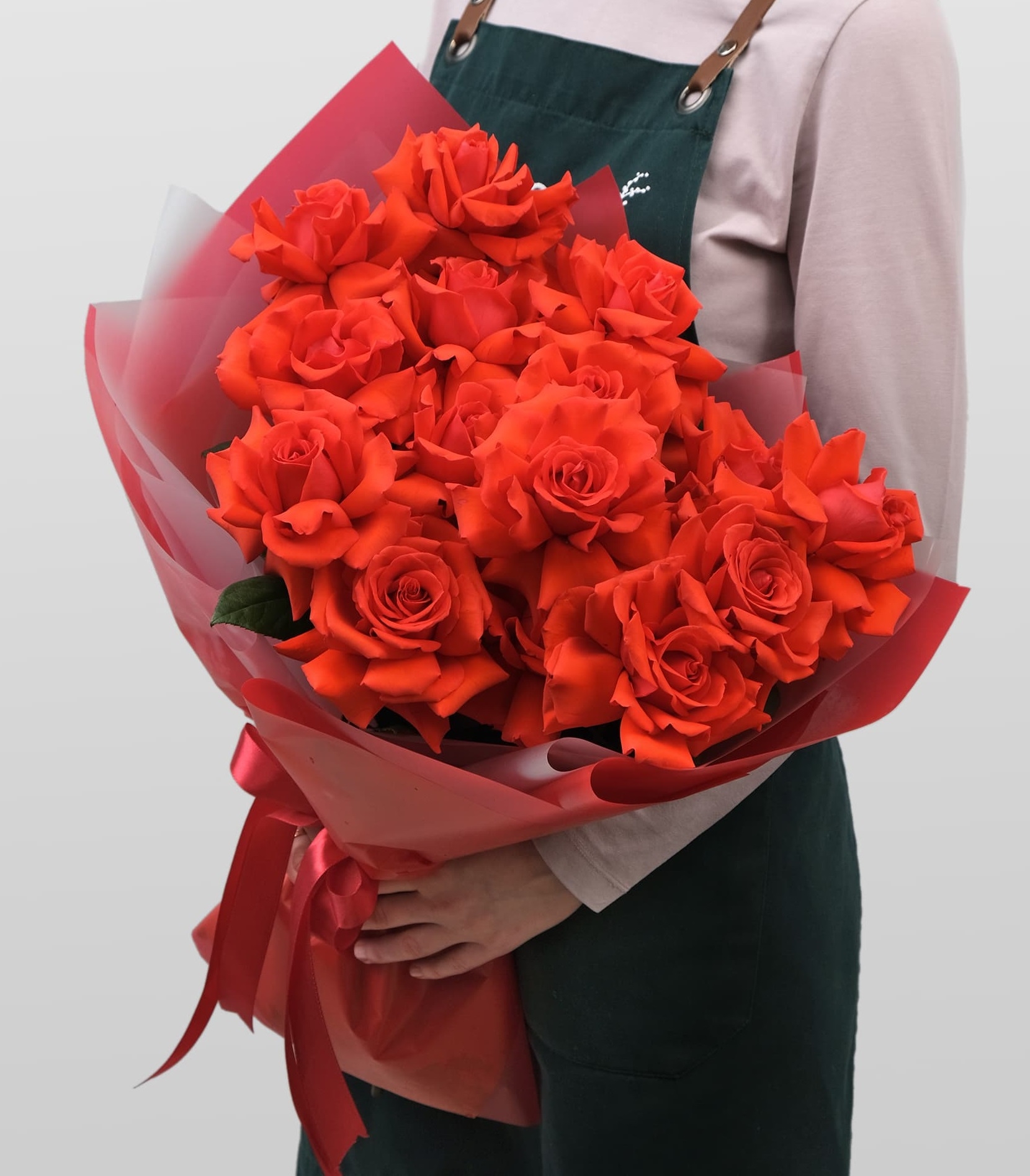 

Букет Studio Floristic из красных Роз Мания