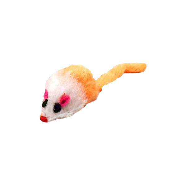 

Игрушка для кошек Чистый котик Мышь, цветная 7,5 см