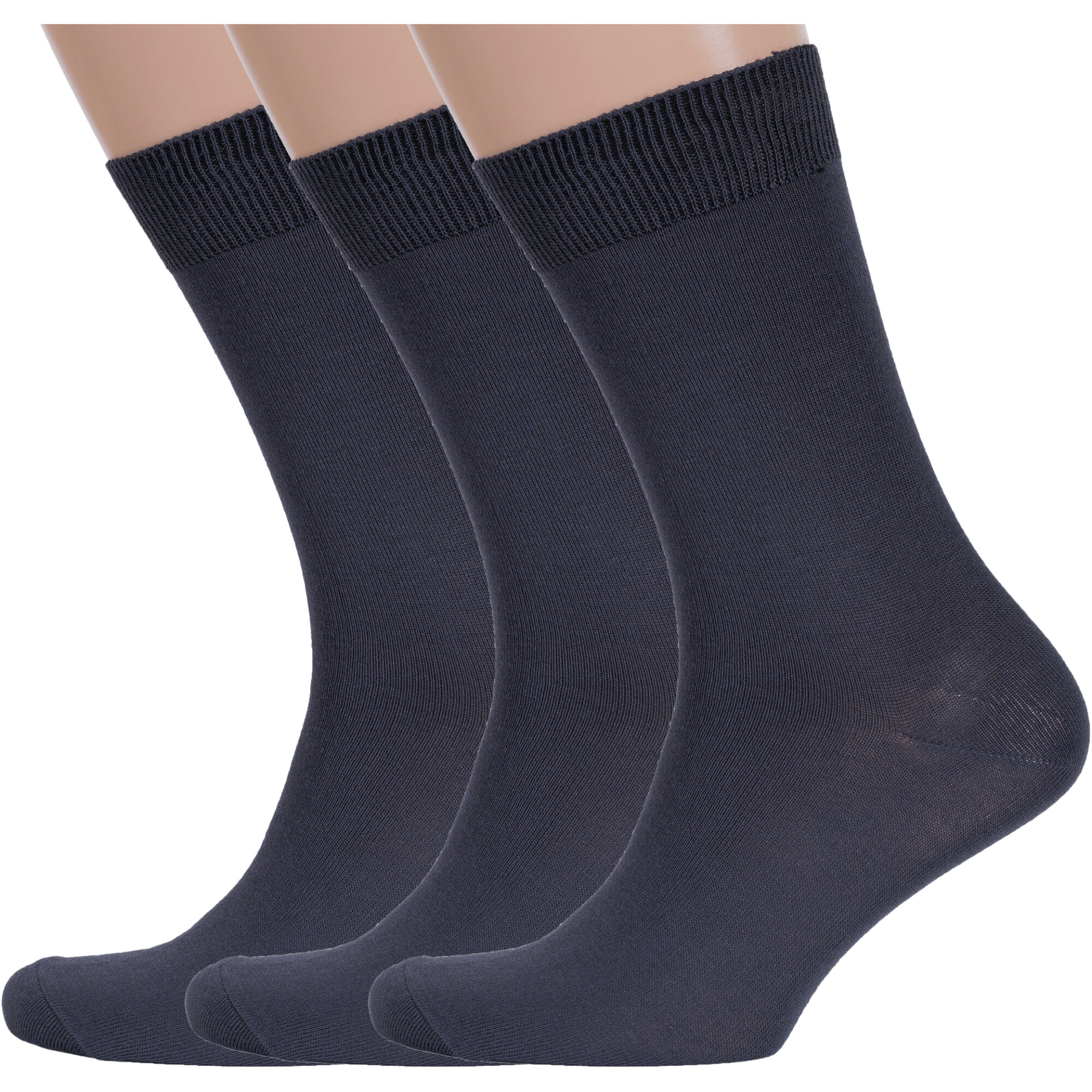 

Комплект носков мужских Rusocks 3-М-370/2 серых 27, 3 пары, Серый, 3-М-370/2