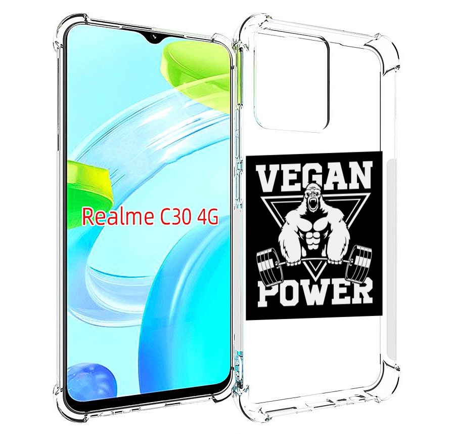 

Чехол MyPads сила-вегана для Realme C30 4G / Narzo 50i Prime, Прозрачный, Tocco