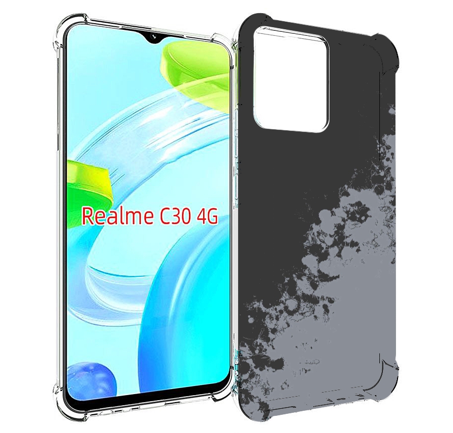

Чехол MyPads серый-эстетичный для Realme C30 4G / Narzo 50i Prime, Прозрачный, Tocco