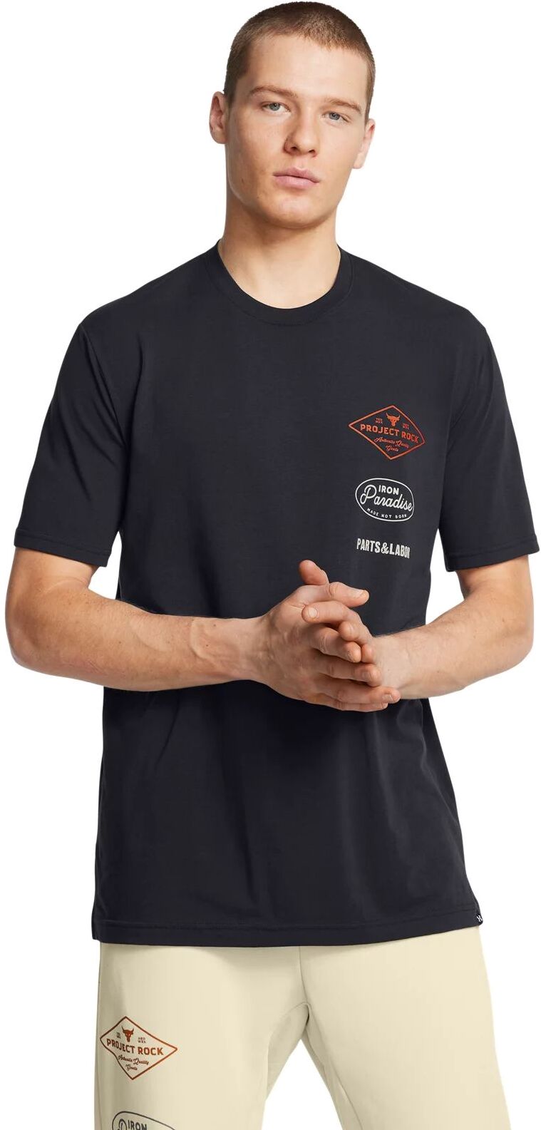 

Футболка мужская Under Armour UA PJT RCK SS TOOLS черная XL, Черный, UA PJT RCK SS TOOLS