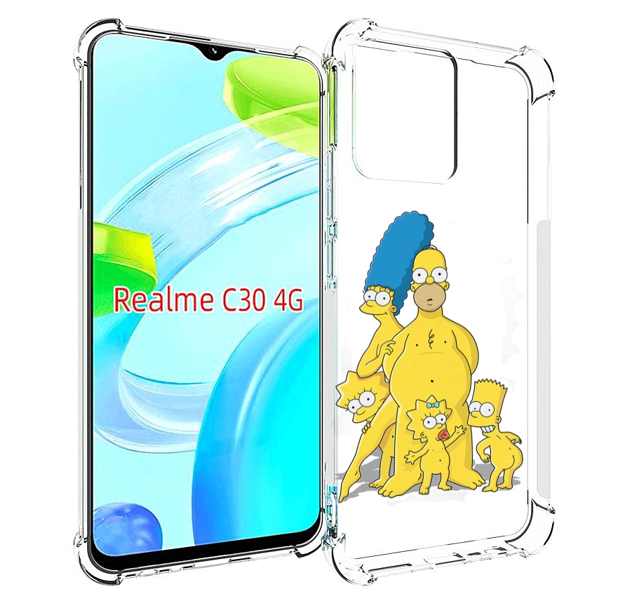 

Чехол MyPads семья-симпсонов для Realme C30 4G / Narzo 50i Prime, Прозрачный, Tocco