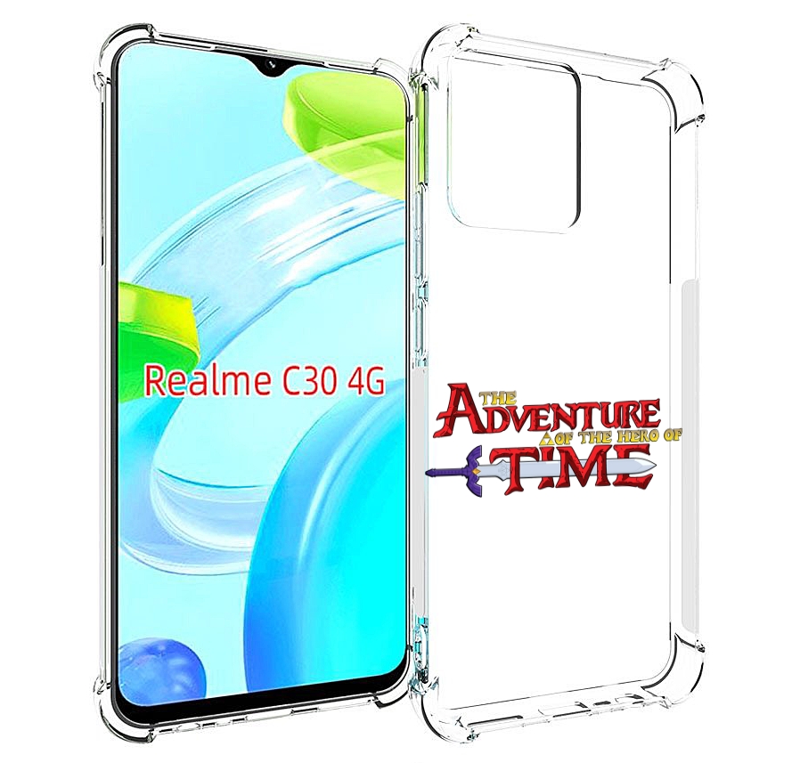 

Чехол MyPads время приключений логотип для Realme C30 4G / Narzo 50i Prime, Прозрачный, Tocco