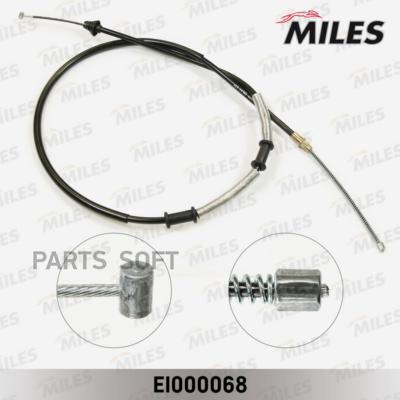 

MILES EI000068 Трос стояночного тормоза правый FIAT DOBLO 01- EI000068