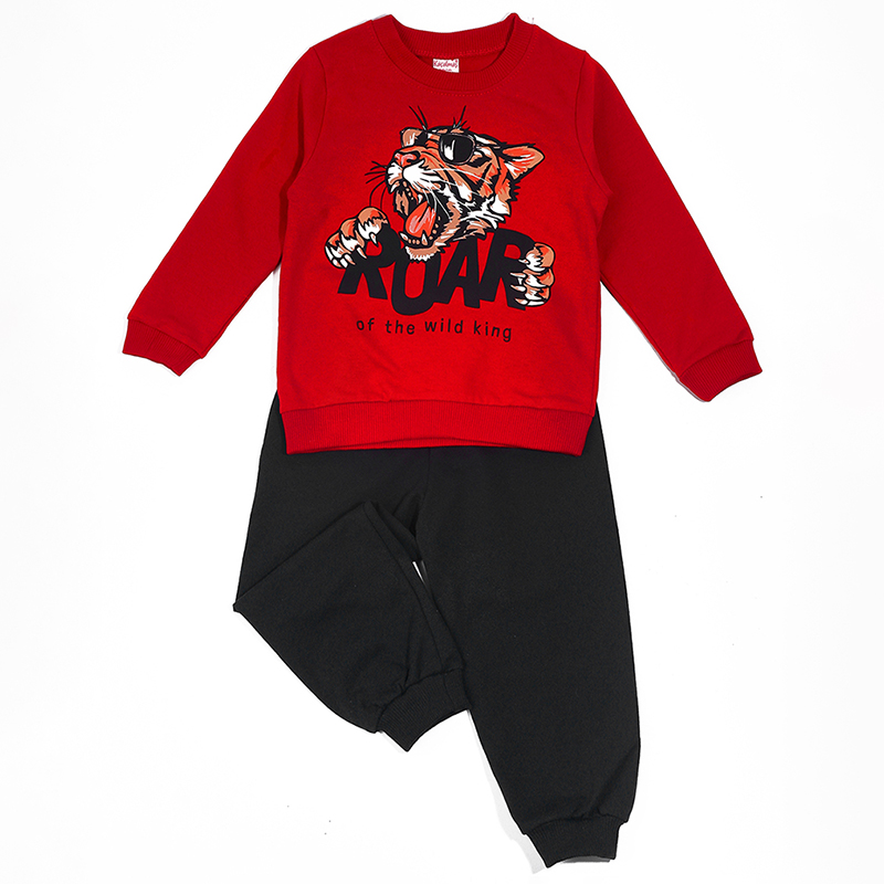 фото Костюм спортивный baziator тигр, красный, 104